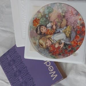 NIB Wedgewood "Our Garden" Plate.